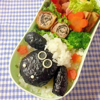 簡単キャラ弁☆ひつじのショーンのお弁当♪